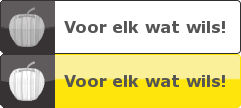Voor elk wat wils!