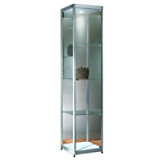 Vivetro, alu vitrine, middel, met spot