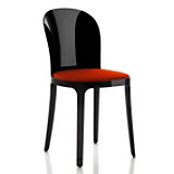 Vanity Chair, stoel, zitting rood