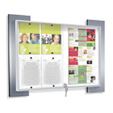 null, Vitrinekast, 4x A3-formaat