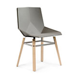 Green Mariscal, stoel houten onderstel