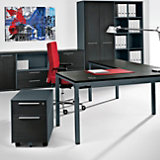 Trovato, bureau 160, met kabelgoot horizontaal