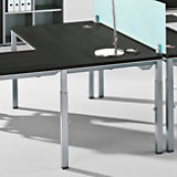 Trovato, bureau 200, met kabelgoot horizontaal