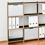 Archivar, Basis kast, laag, 2 vakken