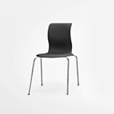 Pro Chair, stoel 4 poten chroom, zonder armleuningen