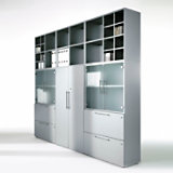 Topcase, element, met glazen deuren